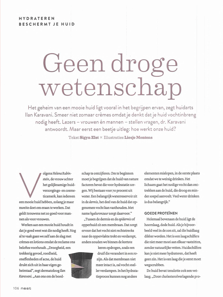 Hoe werkt onze huid? Dr. Karavani geeft een woordje uitleg - DR KARAVANI